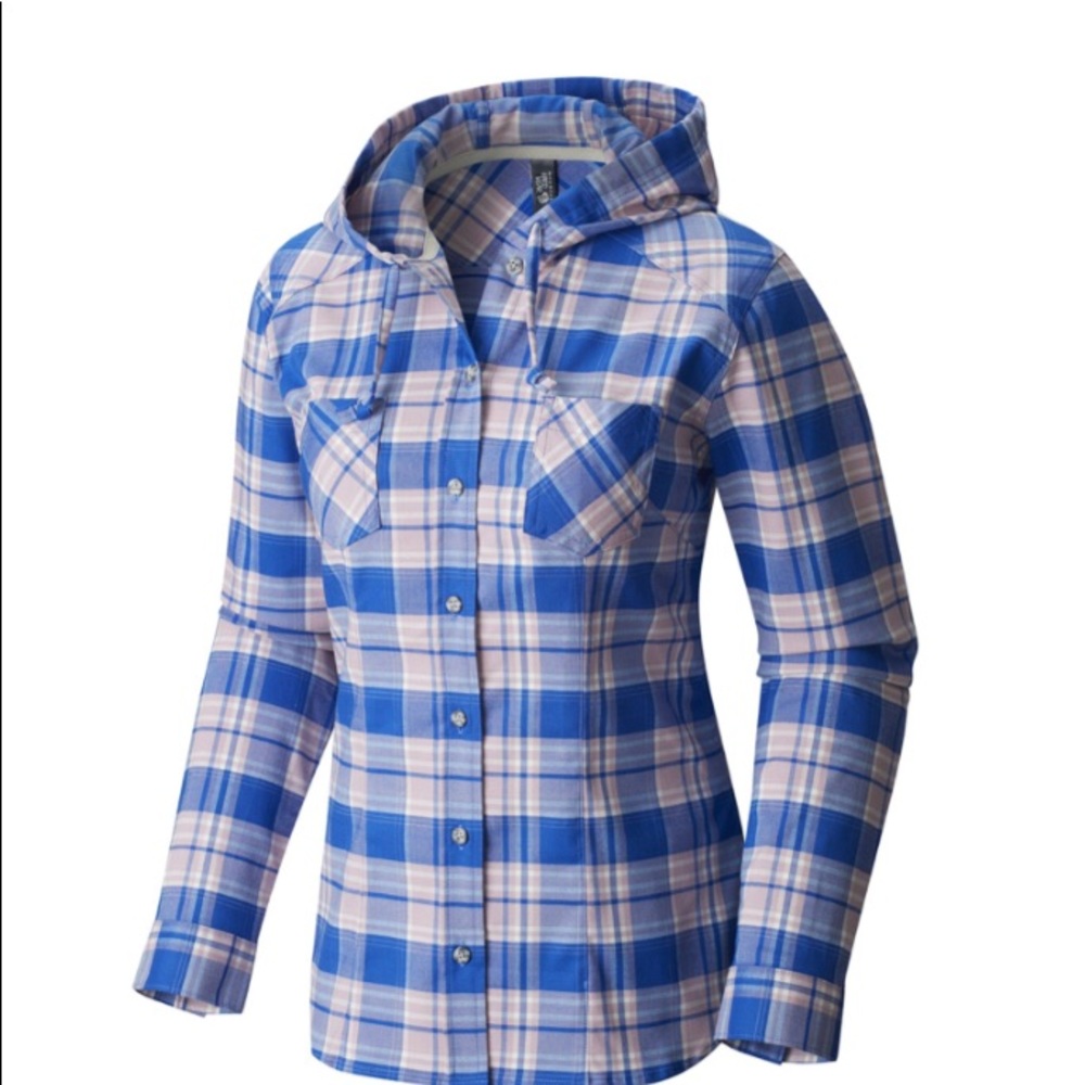 Mountain Hardware hooded flannel shirt